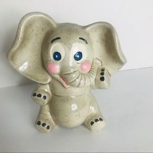 Vintage Cute Baby Elephant 1988